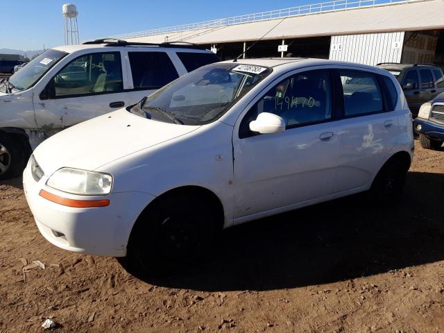 CHEVROLET AVEO BASE 2007 with VIN KL1TD666X7B763956 - Photo from auction