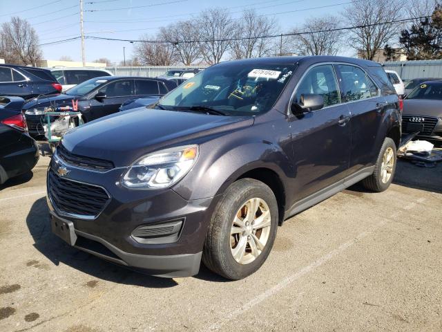 CHEVROLET EQUINOX LS 2016 with VIN 2GNFLEEKXG6243218 - Photo from auction
