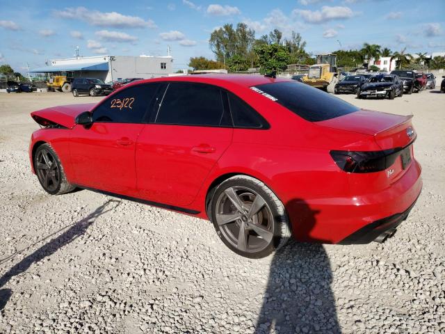 Photo 2 from auction – 2022 AUDI S4 PREMIUM with VIN WAUA4AF43NA011078