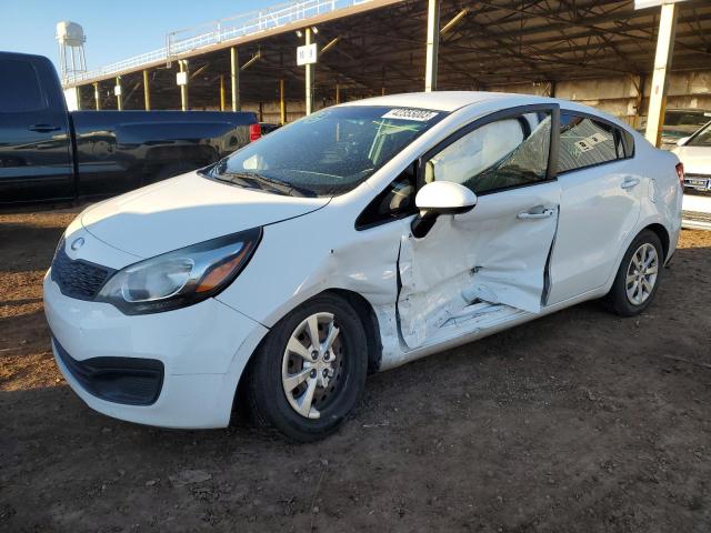 KIA RIO LX 2013 with VIN KNADM4A33D6225017 - Photo from auction