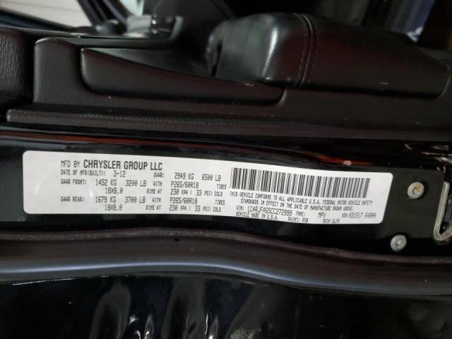 Photo 14 from auction – 2012 JEEP GRAND CHER with VIN 1C4RJFAG5CC272999