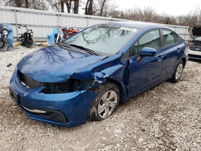 HONDA CIVIC LX 2015 with VIN 2HGFB2F53FH502946 - Photo from auction