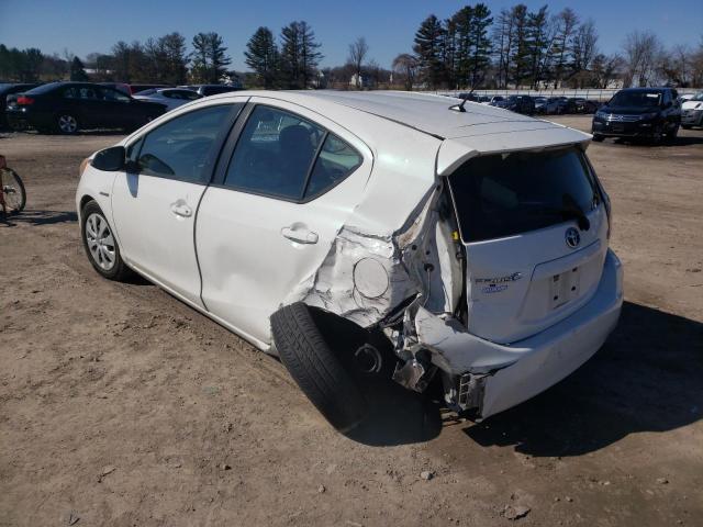 Photo 2 from auction – 2012 TOYOTA PRIUS C with VIN JTDKDTB35C1521297