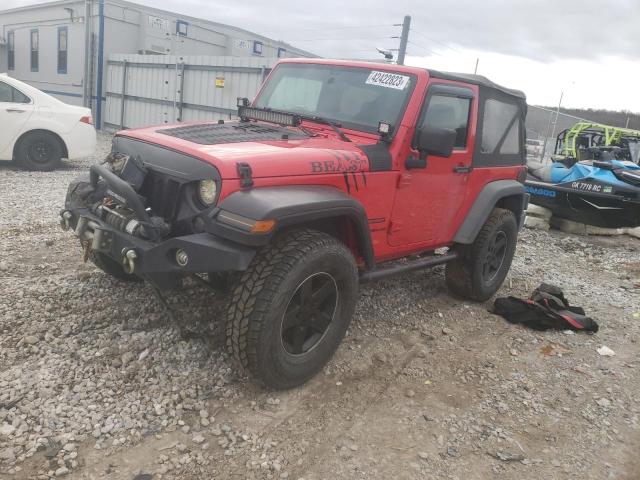 JEEP WRANGLER S 2015 with VIN 1C4AJWAG4FL721820 - Photo from auction