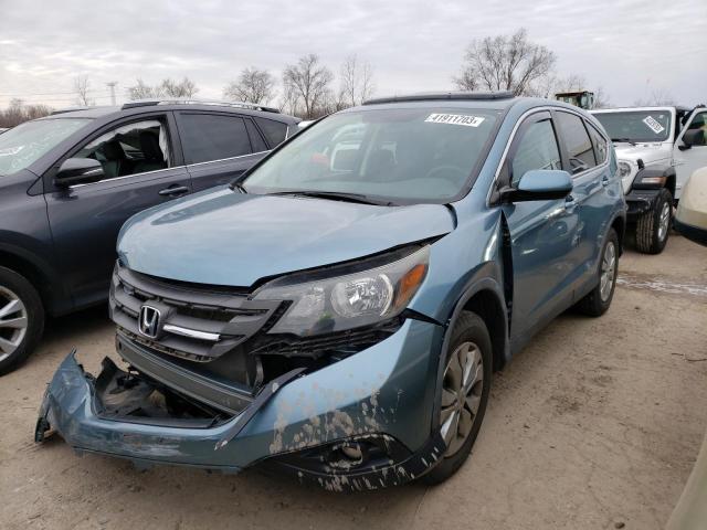 HONDA CR-V EX 2014 with VIN 5J6RM4H53EL048501 - Photo from auction