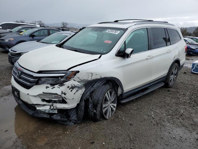 HONDA PILOT EXL 2017 with VIN 5FNYF5H53HB004426 - Photo from auction