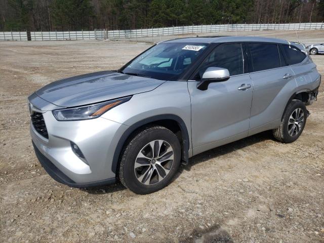 TOYOTA HIGHLANDER 2021 with VIN 5TDGZRBH8MS063071 - Photo from auction