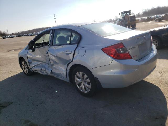 Photo 2 from auction – 2012 HONDA CIVIC LX with VIN 19XFB2F53CE311520