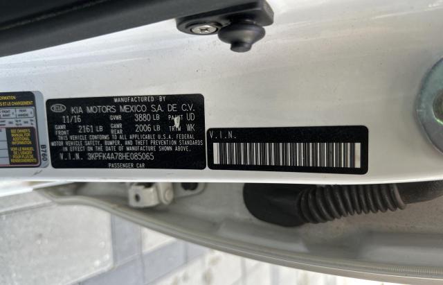 Photo 10 from auction – 2017 KIA FORTE LX with VIN 3KPFK4A78HE085065