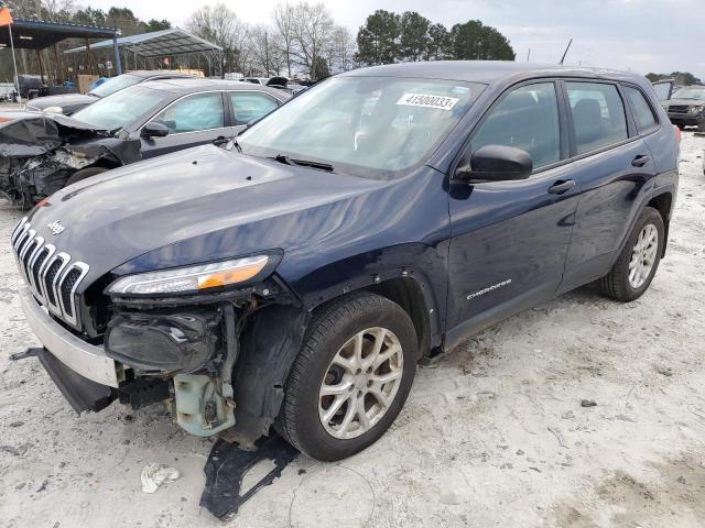 Photo 1 from auction – 2016 JEEP CHEROKEE S with VIN 1C4PJLAB2GW127806