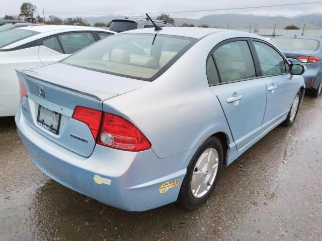 Photo 3 from auction – 2006 HONDA CIVIC HYBR with VIN JHMFA36266S005183