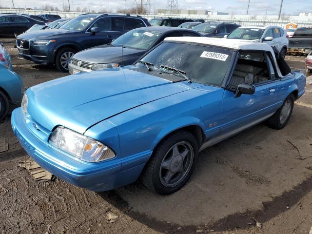 FORD MUSTANG LX 1992 with VIN 1FACP44E2NF113576 - Photo from auction