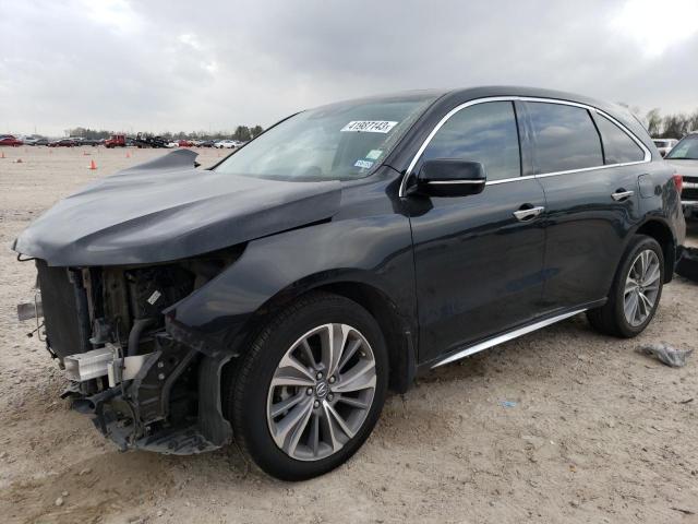 ACURA MDX TECHNO 2017 with VIN 5FRYD4H54HB023565 - Photo from auction