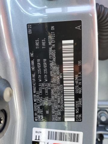 Photo 14 from auction – 2022 TOYOTA HIGHLANDER with VIN 5TDHZRAH0NS140006
