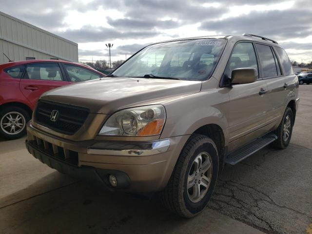 HONDA PILOT EXL 2003 with VIN 2HKYF18593H601003 - Photo from auction