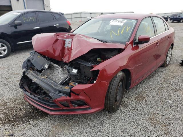 VOLKSWAGEN JETTA S 2017 with VIN 3VW2B7AJXHM322234 - Photo from auction