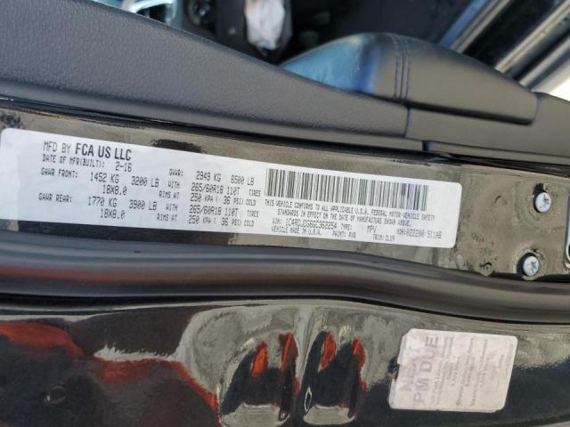 Photo 14 from auction – 2016 DODGE DURANGO LI with VIN 1C4RDJDG6GC362254