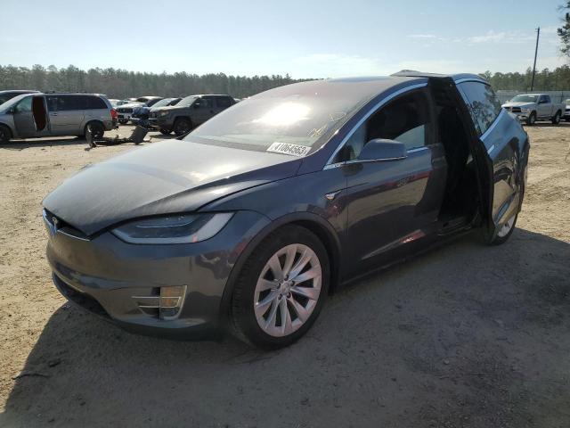 TESLA MODEL X 2018 with VIN 5YJXCDE28JF139383 - Photo from auction
