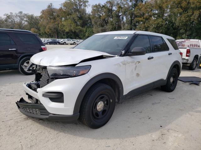 FORD EXPLORER P 2021 with VIN 1FM5K8AB5MGB83435 - Photo from auction