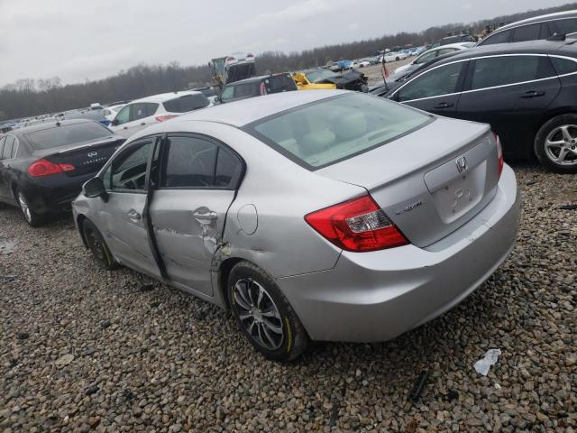 Photo 2 from auction – 2012 HONDA CIVIC LX with VIN 19XFB2F50CE392590
