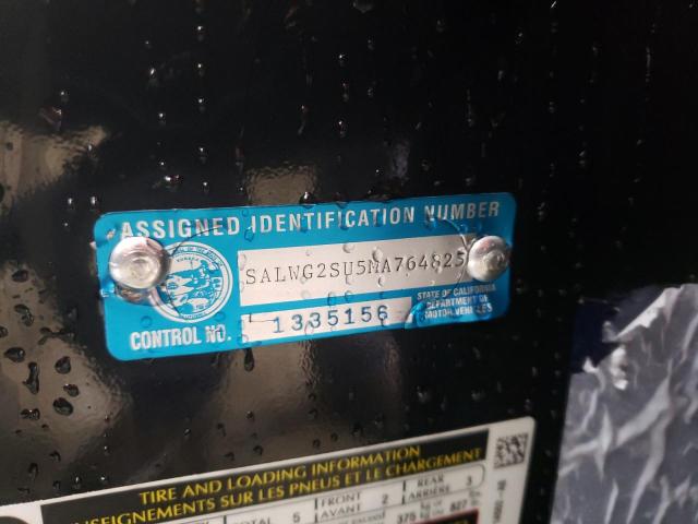 Photo 10 from auction – 2021 LAND ROVER RANGE ROVE with VIN SALWG2SU5MA764825