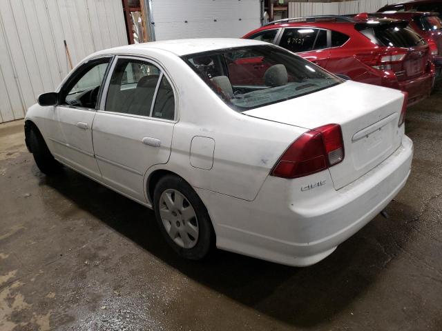 Photo 2 from auction – 2005 HONDA CIVIC DX with VIN 2HGES16495H572513