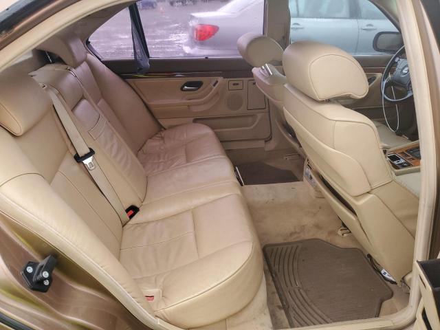 Photo 10 from auction – 2001 BMW 740 IL with VIN WBAGH83411DP18443