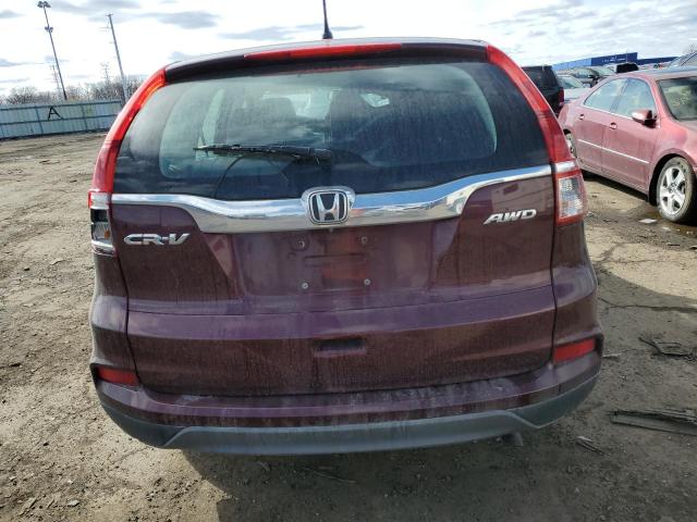 Photo 6 from auction – 2015 HONDA CR-V LX with VIN 5J6RM4H32FL074359