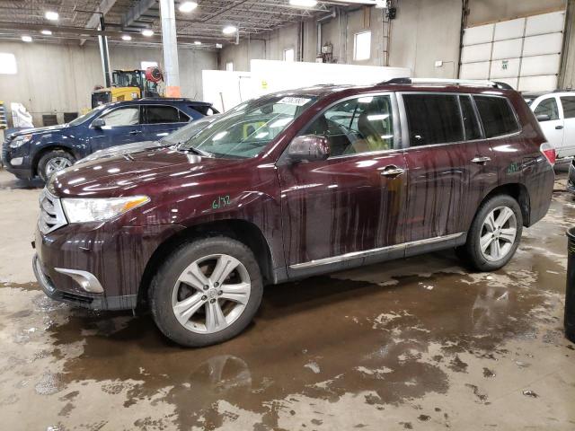 TOYOTA HIGHLANDER 2012 with VIN 5TDDK3EH2CS158837 - Photo from auction