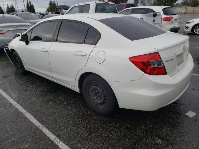 Photo 2 from auction – 2012 HONDA CIVIC LX with VIN 2HGFB2F57CH586281