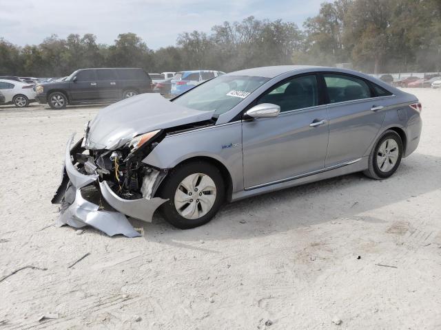 Photo 1 from auction – 2014 HYUNDAI SONATA HYB with VIN KMHEC4A42EA117436