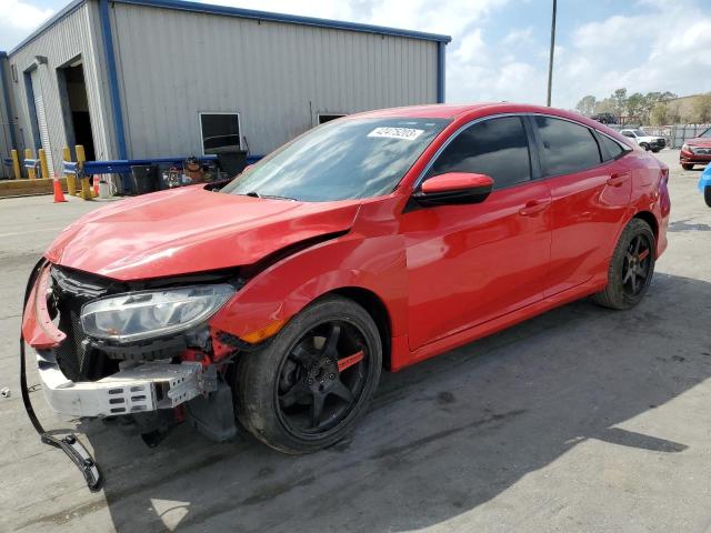 HONDA CIVIC LX 2017 with VIN 2HGFC2F52HH526574 - Photo from auction