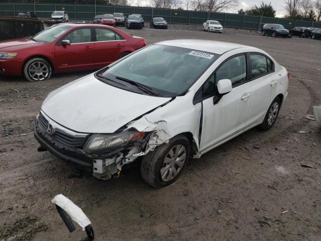 HONDA CIVIC LX 2012 with VIN 2HGFB2F58CH320137 - Photo from auction