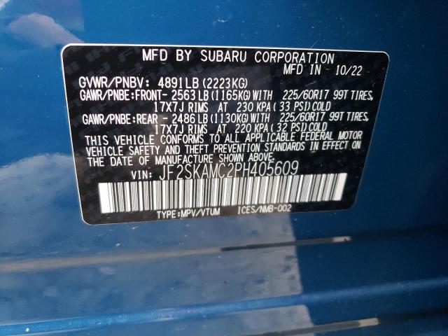 Photo 14 from auction – 2023 SUBARU FORESTER W with VIN JF2SKAMC2PH405609