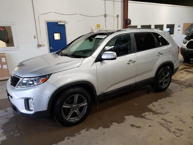 KIA SORENTO EX 2014 with VIN 5XYKUDA74EG521420 - Photo from auction