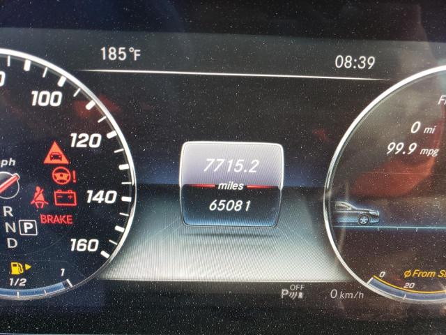Photo 9 from auction – 2018 MERCEDES-BENZ E 400 with VIN WDD1J6FB1JF021098
