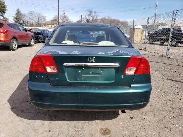 Photo 6 from auction – 2001 HONDA CIVIC DX with VIN 2HGES16211H585992
