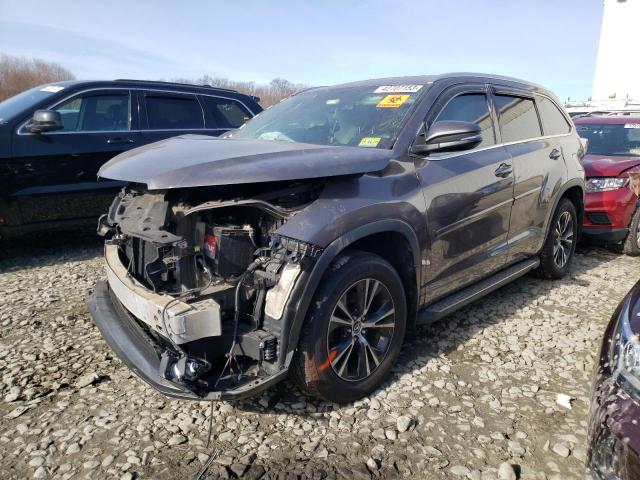 TOYOTA HIGHLANDER 2016 with VIN 5TDJKRFH5GS334726 - Photo from auction
