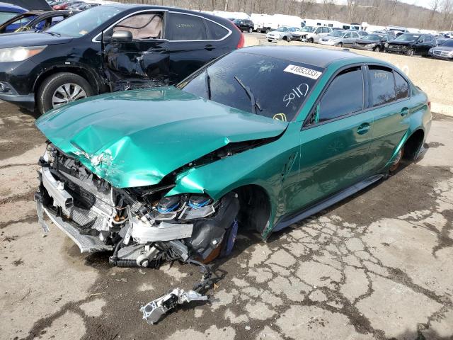 BMW M3 COMPETI 2022 with VIN WBS43AY09NFM39360 - Photo from auction