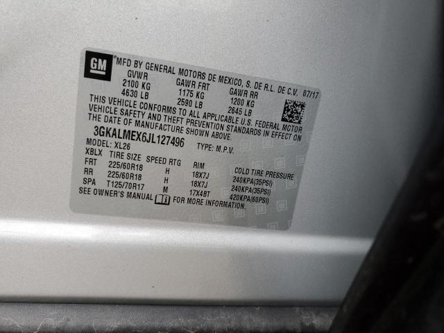 Photo 14 from auction – 2018 GMC TERRAIN SL with VIN 3GKALMEX6JL127496