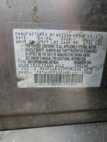 Photo 14 from auction – 2021 NISSAN KICKS S with VIN 3N1CP5BV4ML497824