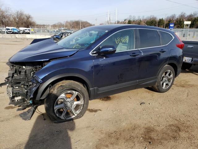 HONDA CR-V EX 2017 with VIN 2HKRW2H58HH668449 - Photo from auction