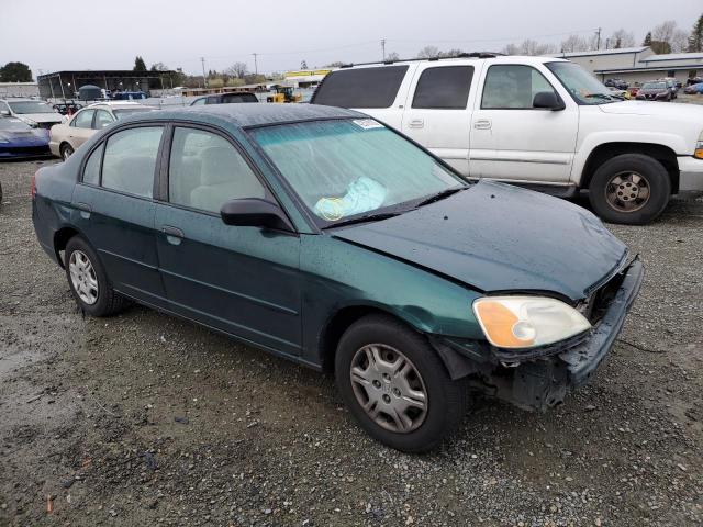 Photo 4 from auction – 2001 HONDA CIVIC LX with VIN 2HGES16571H570679