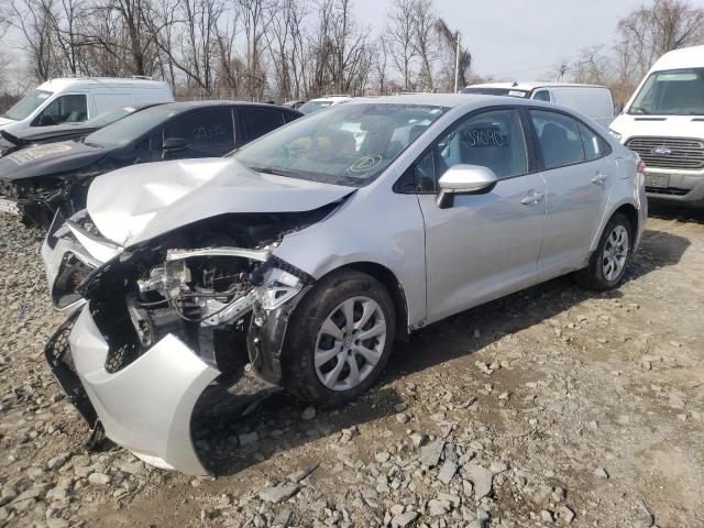 TOYOTA COROLLA LE 2021 with VIN 5YFEPMAE5MP174791 - Photo from auction