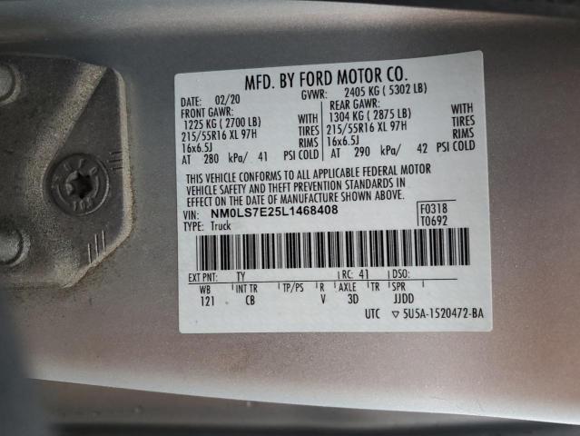 Photo 14 from auction – 2020 FORD TRANSIT CO with VIN NM0LS7E25L1468408