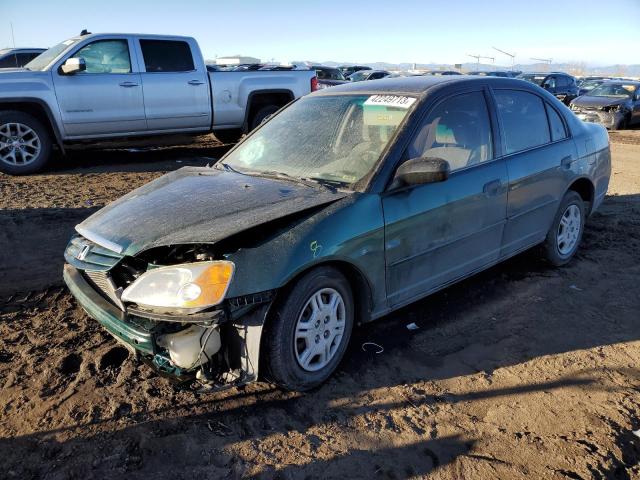 HONDA CIVIC LX 2001 with VIN JHMES16521S007044 - Photo from auction