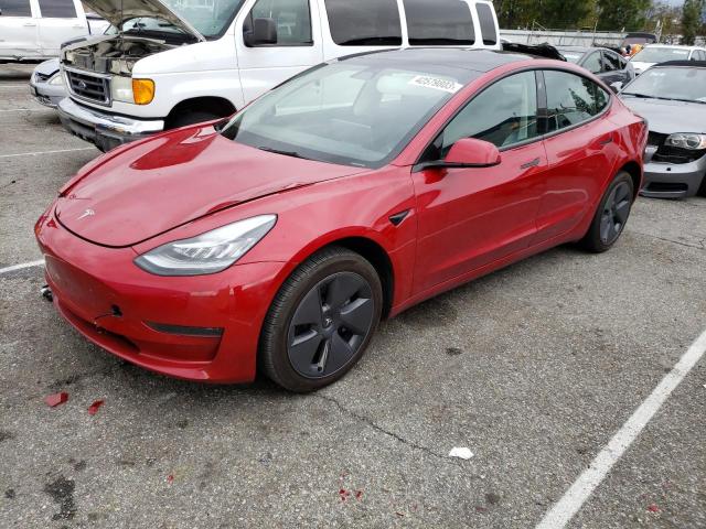 TESLA MODEL 3 2022 with VIN 5YJ3E1EA4NF293559 - Photo from auction