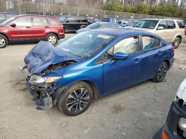 HONDA CIVIC EX 2014 مع رقم تعريف المركبة 19XFB2F80EE200131 - صورة من المزاد