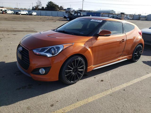 HYUNDAI VELOSTER T 2013 with VIN KMHTC6AE5DU166459 - Photo from auction