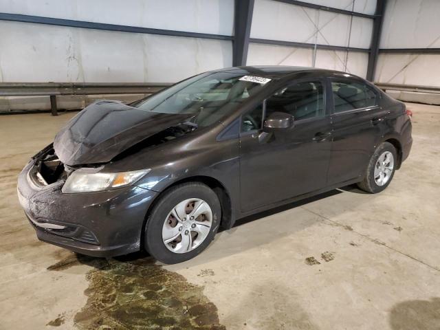 HONDA CIVIC LX 2013 with VIN 19XFB2F53DE222256 - Photo from auction